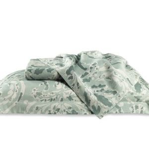 Williams Sonoma Chambers Elisa King Duvet Cover & 2 Euro Shams